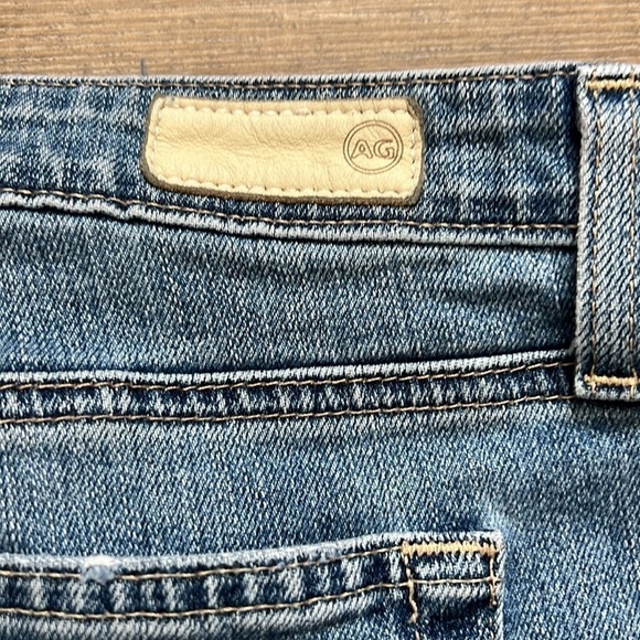 Adriano Goldschmied AG Boyfriend High Rise High Waist Raw Hem Size 29R Distress - Picture 14 of 15